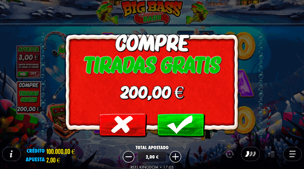 Comprar giros gratis en Big Bass Christmas Bash Comprar giros gratis en Big Bass Christmas Bash